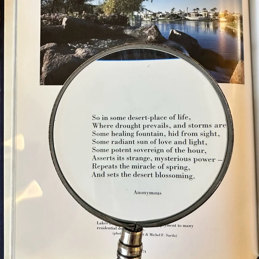 Vintage Magnifying Glass with Embedded stones - Picture 8 of 10